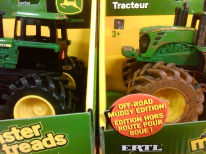 Dirty Toy Tractor